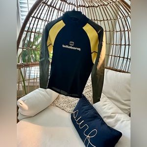 Boys Billabong long sleeve wetsuit top / rashguard